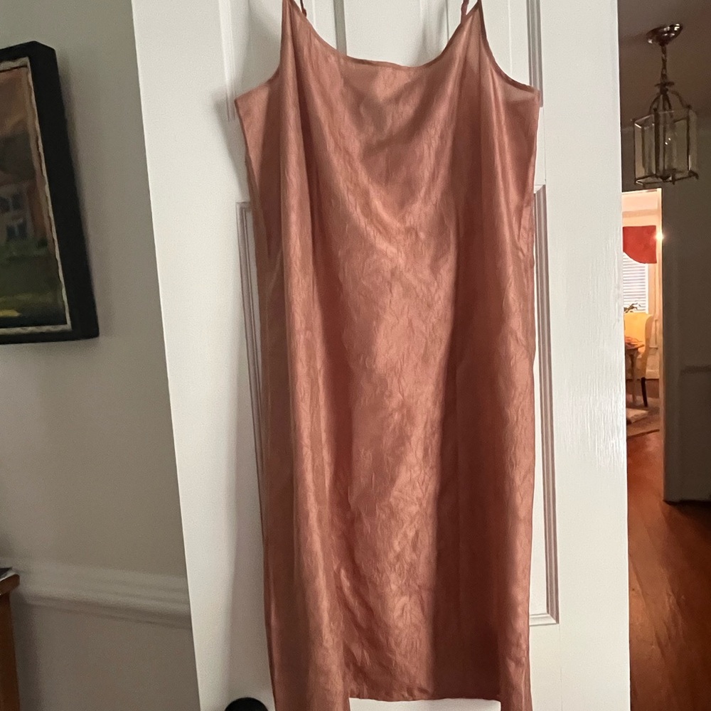 Eileen Fisher Textured Peach Dress